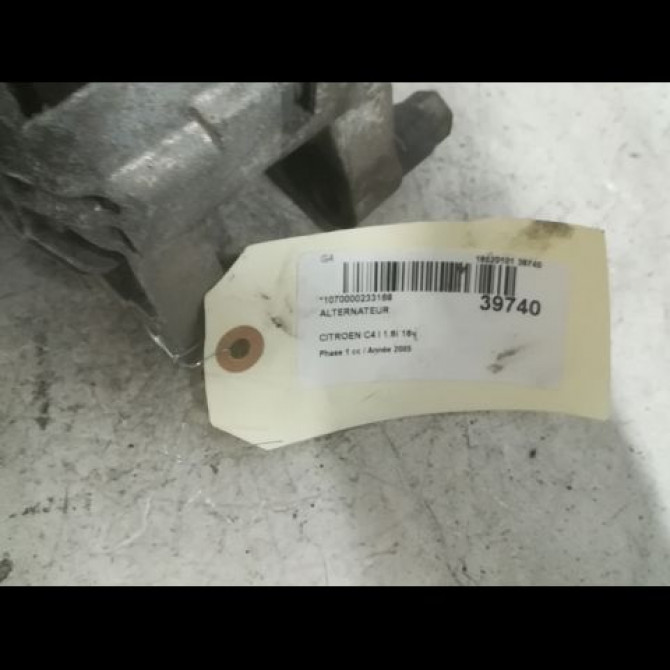 Alternateur occasion CITROEN C4 I Phase 1 11-2004->07-2008 1.6i 16v 9801895380 7