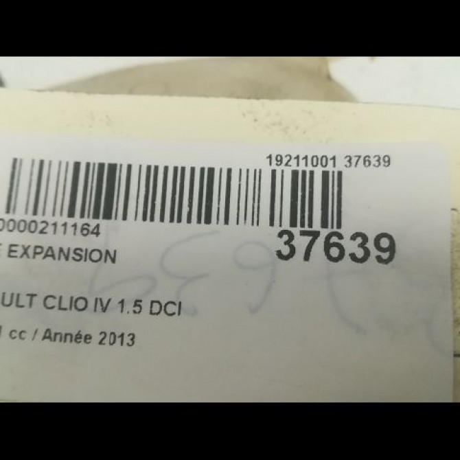 Vase expansion occasion RENAULT CLIO IV Phase 1 07-2012->... 1.5 DCI 90ch 217104354R 3