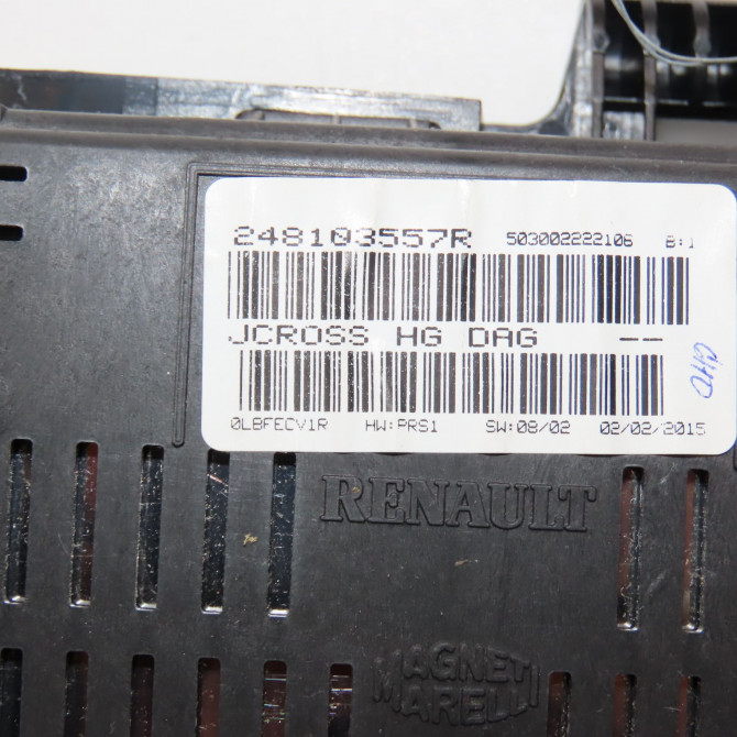 Compteur occasion RENAULT SCENIC III Phase 3 04-2013->... 1.5 DCI 110ch 248108273R 3