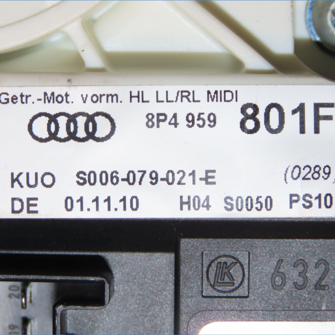 Mecanisme+moteur leve-glace arg occasion AUDI A3 II Phase 2 06-2008->07-2012 8P4839461B 5