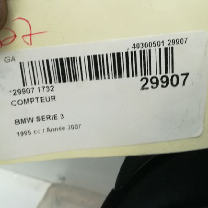 Compteur occasion B.M.W. SERIE 3 V Phase 1 03-2005->09-2008 62109316128 4
