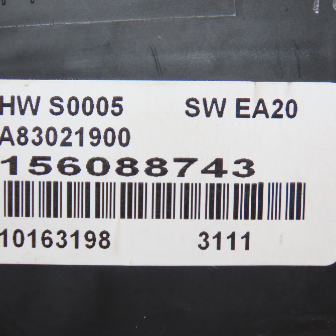 Commande de chauffage occasion ALFA ROMEO MI.TO MI.TO Phase 1 2008-09-01->2016-12-31 1.4 MPi 105ch 156088743 4