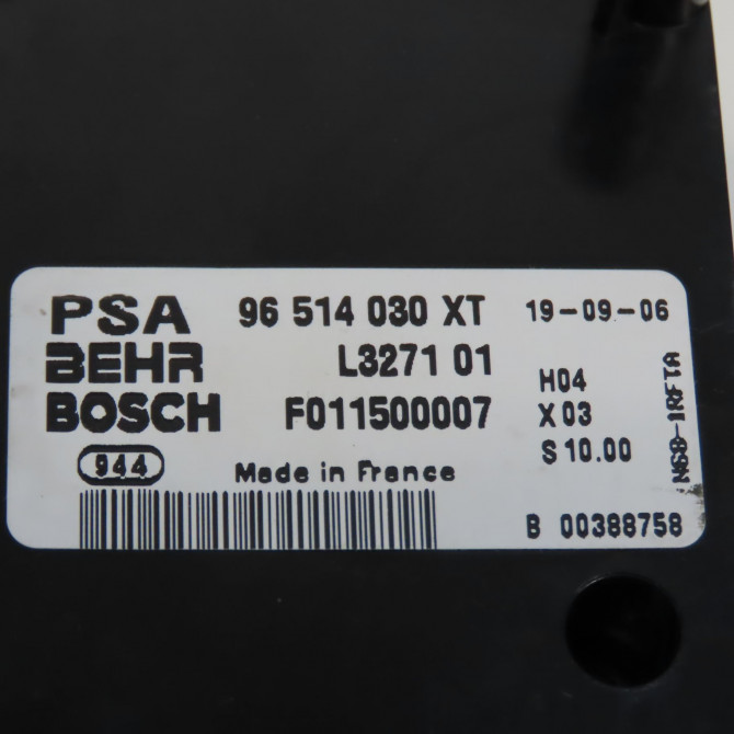 Commande de chauffage occasion CITROEN XSARA PICASSO Phase 2 02-2004->12-2010 1.6 HDI 110ch 6451QG 5