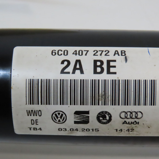 Transmission avant droite occasion AUDI A1 A1 Phase 2 2014-12-01->2019-06-30 1.0 TFSI 95ch 6C0407272AB 5