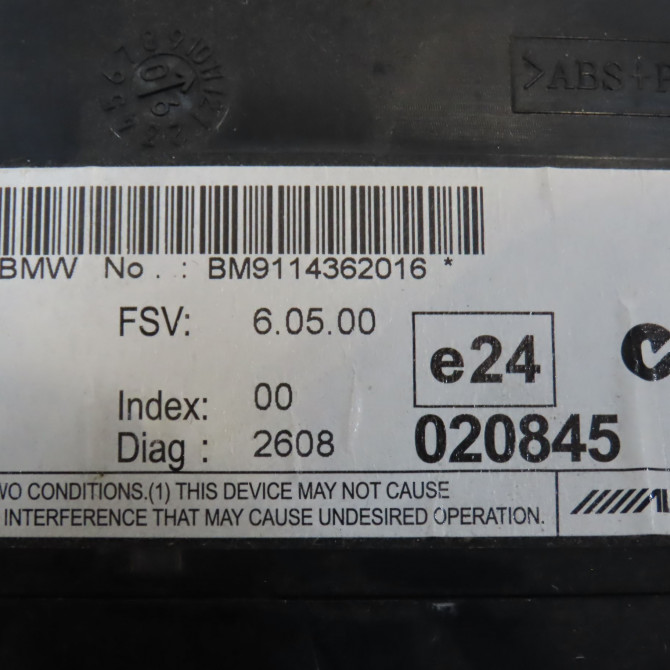 Afficheur digital occasion B.M.W. SERIE 3 V Phase 1 03-2005->09-2008 65829224349 5
