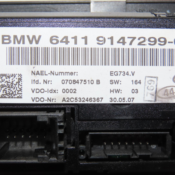 Commande de chauffage occasion B.M.W. SERIE 3 V Phase 1 03-2005->09-2008 318D 122ch 64119286618 3