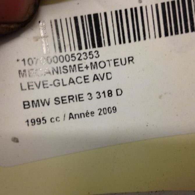 Mecanisme + moteur lève-glace avant droit occasion B.M.W. SERIE 3 III Phase 1 01-1991->04-1998 318 TDS 51337140588 4
