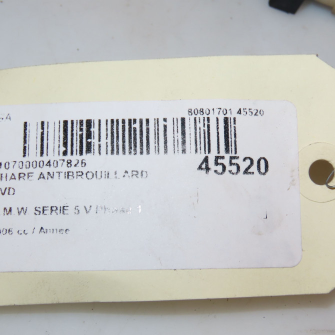 Phare antibrouillard avant droit occasion B.M.W. SERIE 5 V Phase 1 07-2003->03-2007 63176910792 3