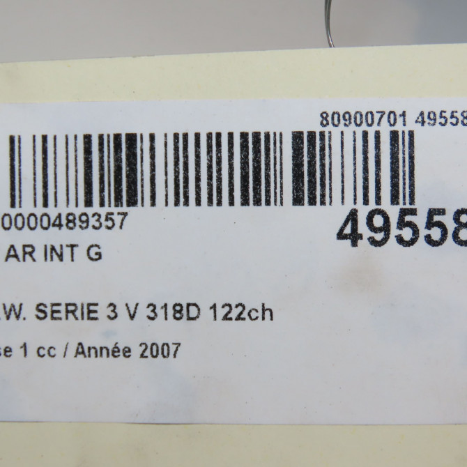 Feu arrière interieur gauche occasion B.M.W. SERIE 3 V Phase 1 03-2005->09-2008 318D 122ch 63216937459 6