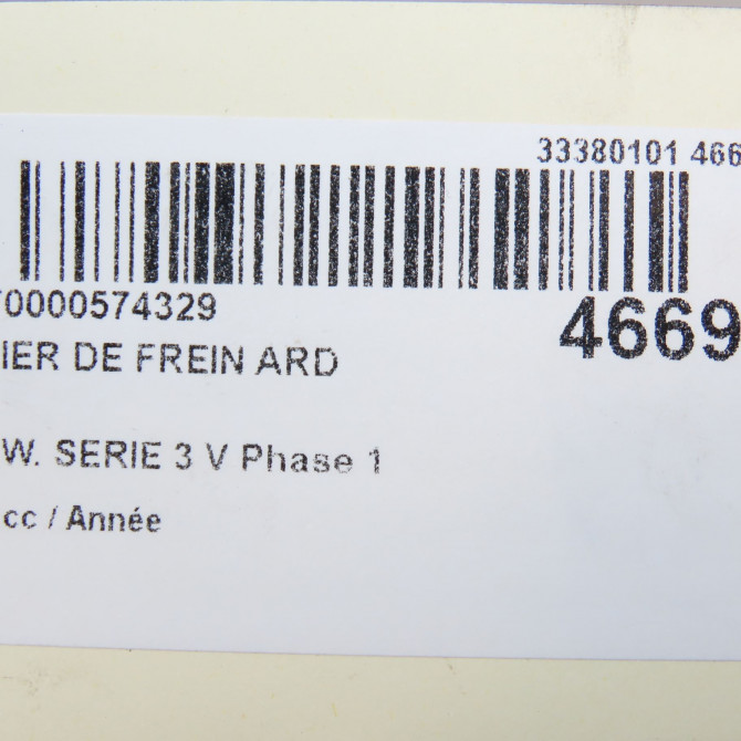Etrier de frein arrière droit occasion B.M.W. SERIE 3 V Phase 1 03-2005->09-2008 34216769102 6