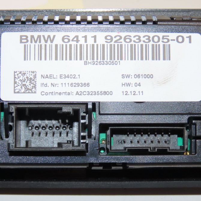 Commande de chauffage occasion B.M.W. SERIE 3 V 3