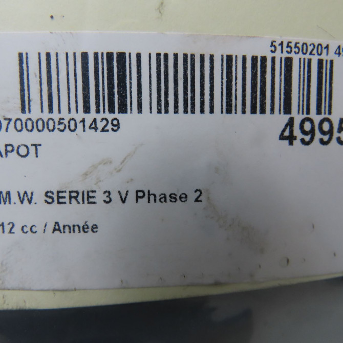 Capot occasion B.M.W. SERIE 3 V 658823031A 6