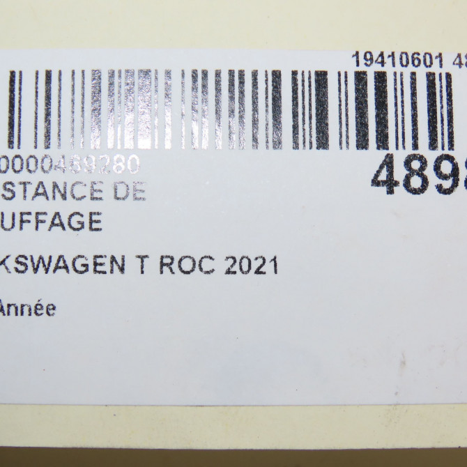 Resistance de chauffage occasion VOLKSWAGEN T ROC 5Q0963235E 6