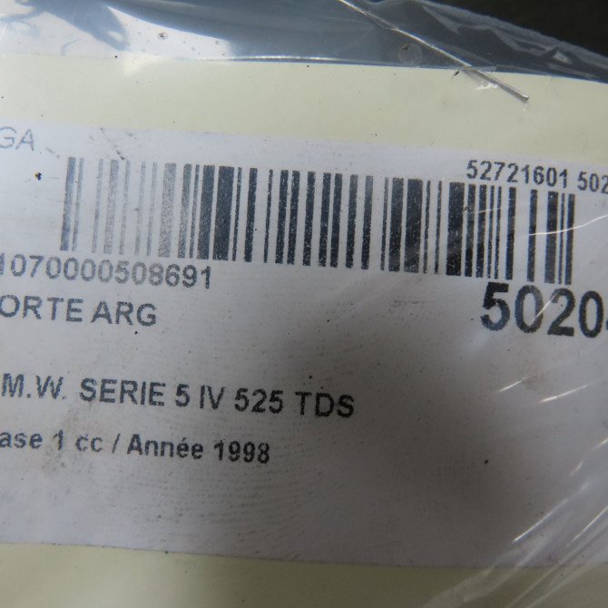 Porte arrière gauche occasion B.M.W. SERIE 5 IV Phase 1 12-1995->07-2000 525 TDS 41528266721 7
