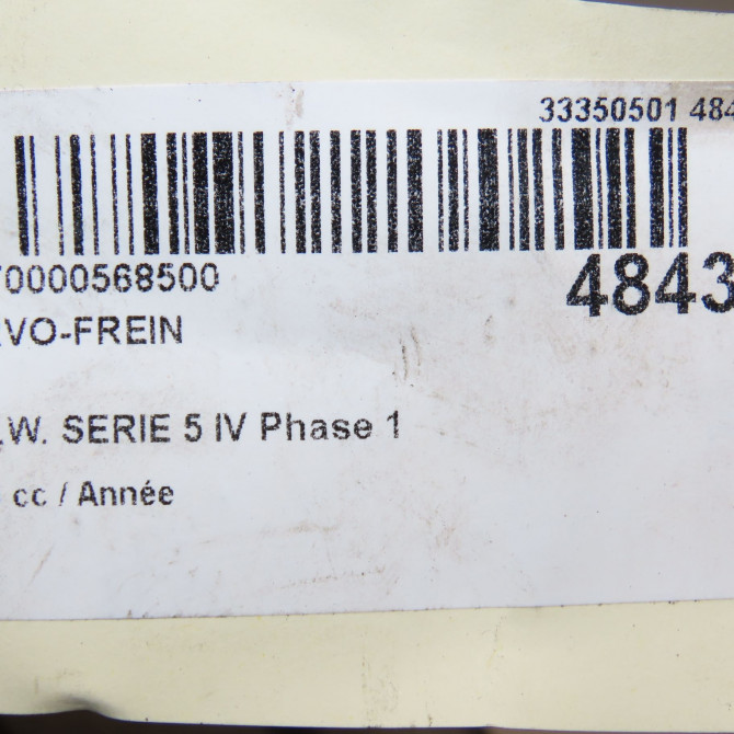 Servo-frein occasion B.M.W. SERIE 5 IV Phase 1 12-1995->07-2000 34331163404 6