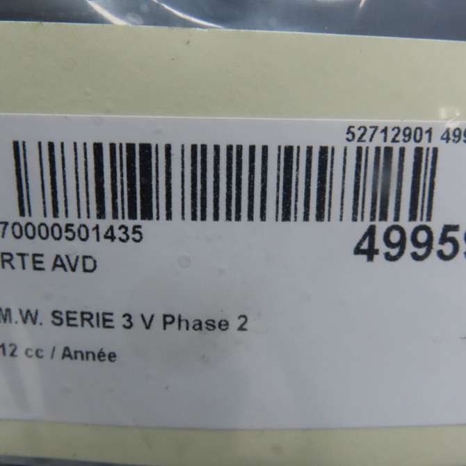 Porte avant droite occasion B.M.W. SERIE 3 V 658831052B 6