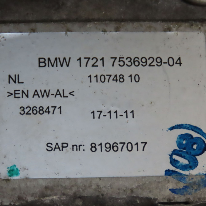 Refroidisseur  filtre a huile occasion B.M.W. SERIE 3 V 4