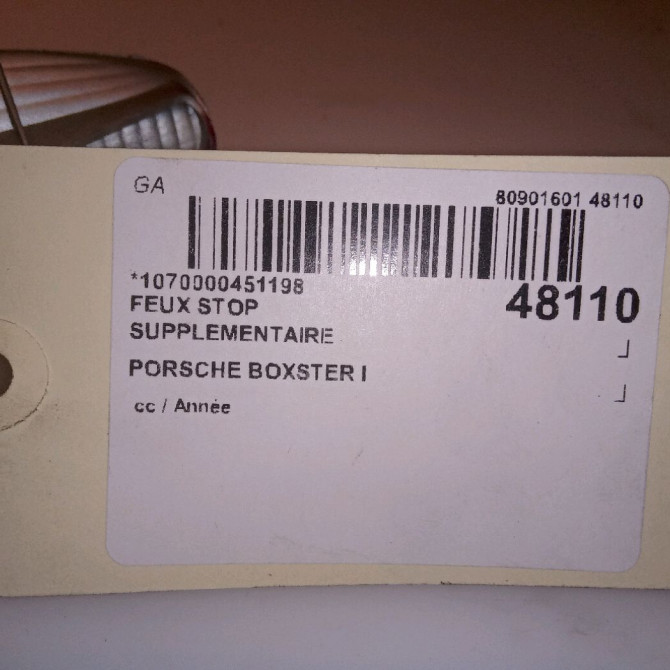 Feux stop supplementaire occasion 5