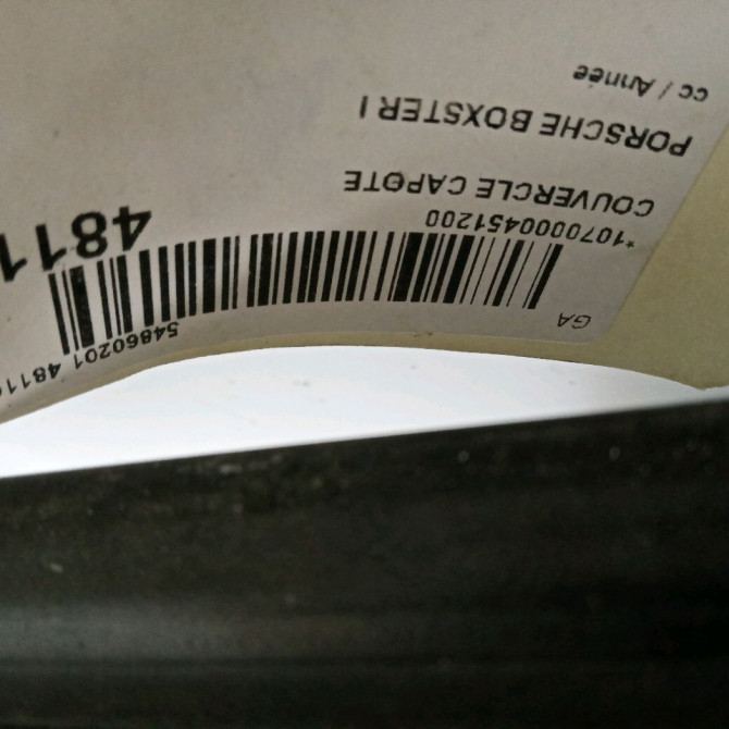 Couvercle capote occasion 2