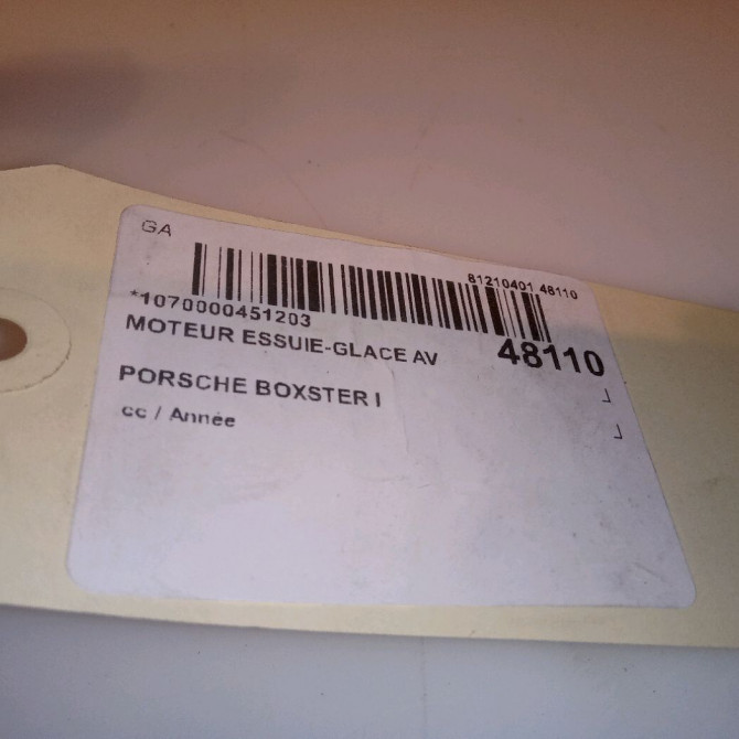 Moteur essuie-glace avant occasion 6