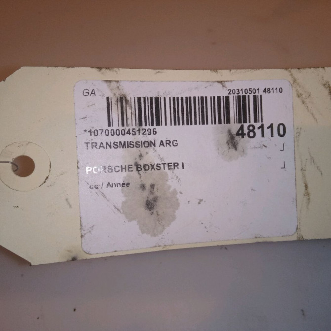 Transmission arrière gauche occasion 7