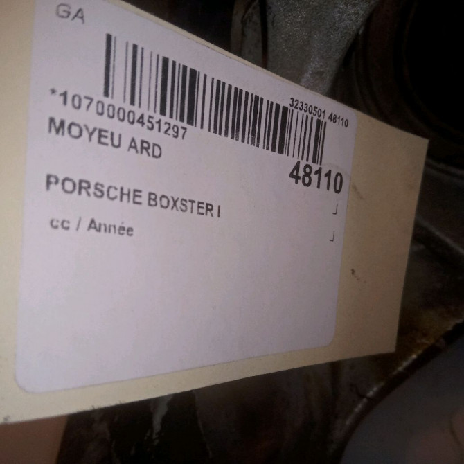 Moyeu ard occasion 5