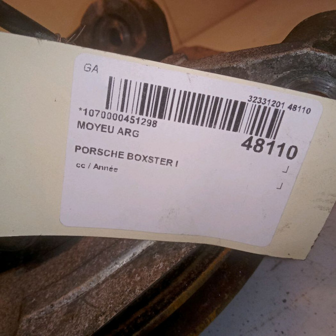 Moyeu arg occasion 4