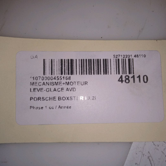 Mecanisme + moteur lève-glace avant droit occasion 5