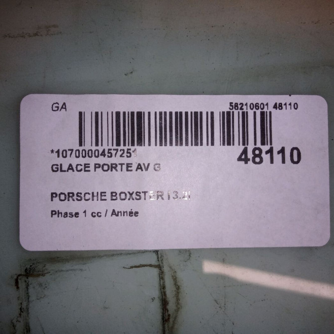 Glace porte av g occasion 3