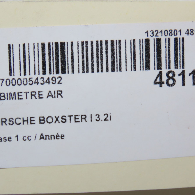 Debimetre air occasion 8