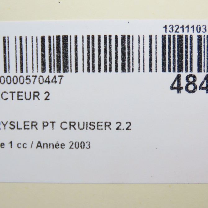 occasion CHRYSLER PT CRUISER Phase 1 09-2000->12-2005 2.2 crd 120ch 5