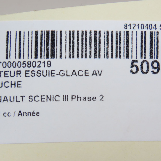 occasion RENAULT SCENIC III Phase 2 12-2011->03-2013 5