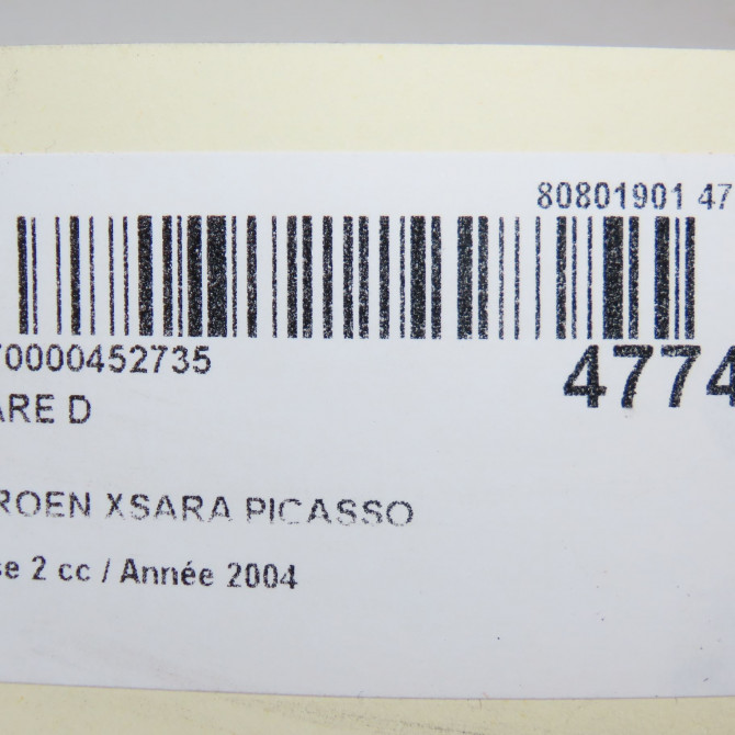 Phare droit occasion CITROEN XSARA PICASSO Phase 2 02-2004->12-2010 1.6 HDI 110ch 620637 7