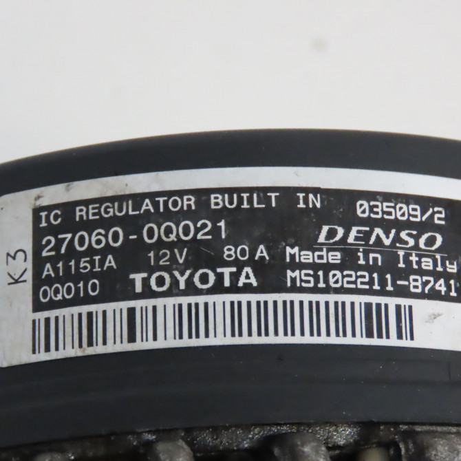 Alternateur occasion CITROEN C1 I Phase 2 11-2008->01-2012 1.0i 5705NP 5