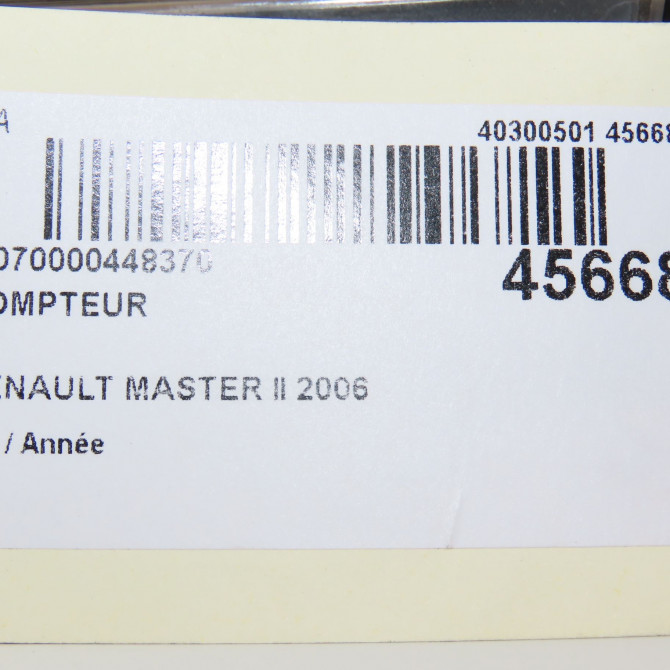 Compteur occasion RENAULT MASTER II 8200359416 7