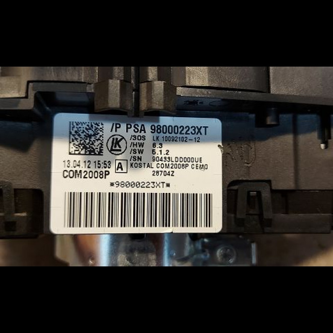 Bloc commodos occasion CITROEN DS4 Phase 1 01-2011->03-2016 1.6 e-HDi 110ch 98199578ZD 5