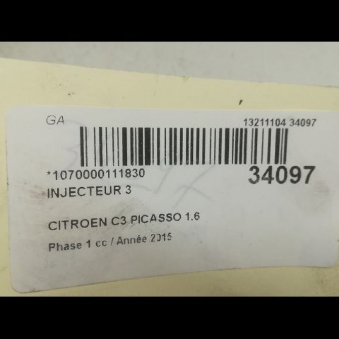 occasion CITROEN C3 PICASSO Phase 1 02-2009->08-2012 1.6 HDi 16v 90ch 3