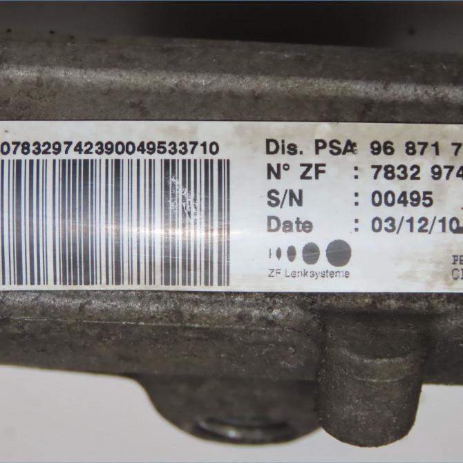 Cremaillere hydraulique occasion CITROEN C5 II Phase 1 04-2008->... 2.0 HDi 140ch 9801381480 5