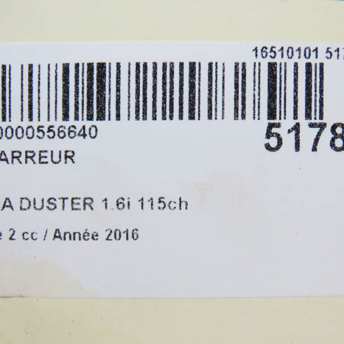 Démarreur occasion DACIA DUSTER Phase 2 09-2013->... 1.6i 115ch 233008362R 7