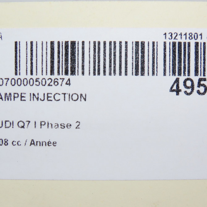 Rampe injection occasion AUDI Q7 I Phase 2 04-2009->04-2015 7