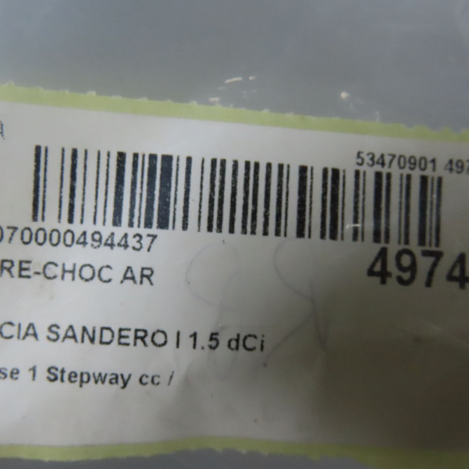 Pare-choc arrière occasion  850226615R 7