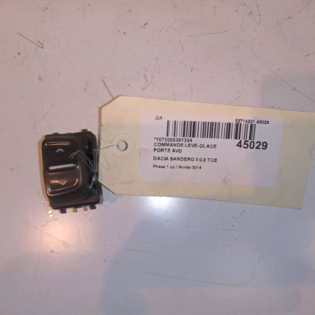 Commande lève-glace porte avant gauche occasion DACIA SANDERO II Phase 1 10-2012->... 0.9 TCE 90ch
