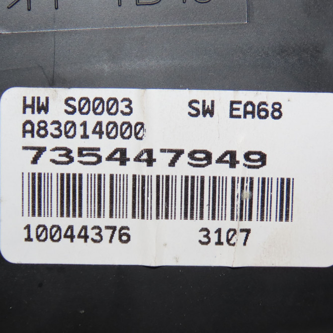 Commande de chauffage occasion  735447949 4