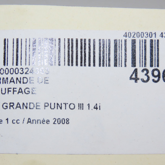 Commande de chauffage occasion  735447949 6