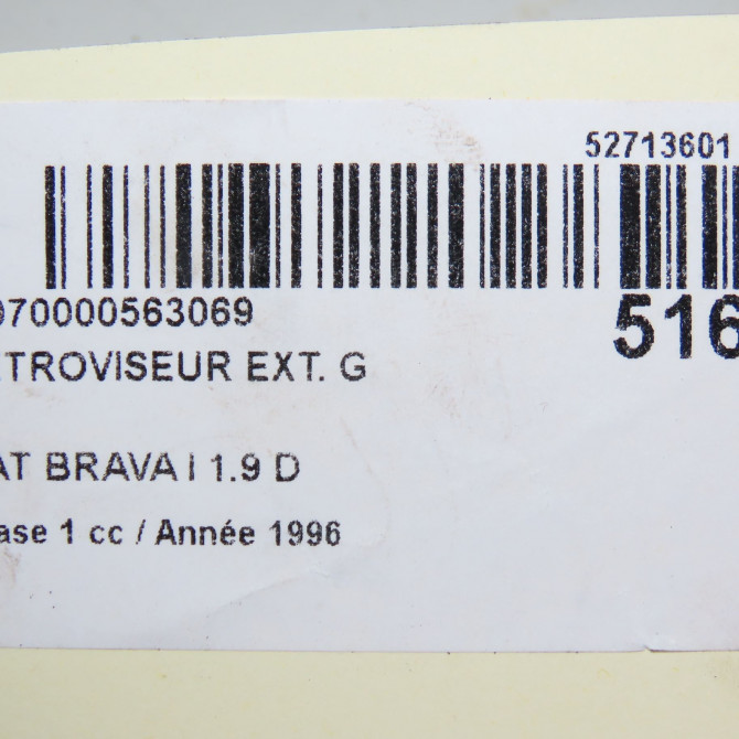 Retroviseur exterieur gauche occasion FIAT BRAVA I Phase 1 09-1995->12-2001 1.9 D 735246706 6