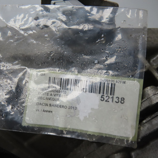 Boîte à vitesse mecanique occasion DACIA SANDERO II Phase 1 10-2012->... 0.9 TCE 90ch 320109359R 4