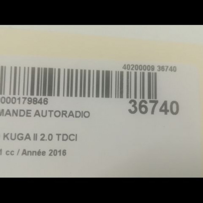 Commande autoradio occasion FORD KUGA II Phase 1 09-2012->... 2.0 TDCI 150ch 3