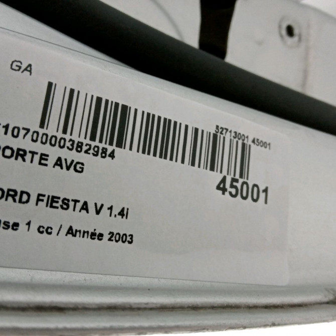 Porte avant gauche occasion FORD FIESTA V Phase 1 09-2002->10-2005 1.4i 1692539 3