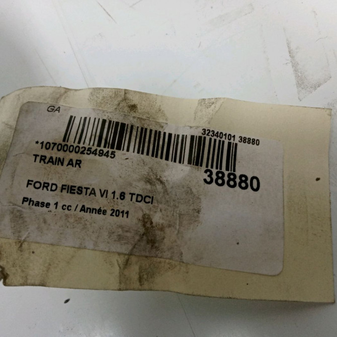 Train arrière occasion FORD FIESTA VI Phase 1 10-2008->11-2012 1.6 TDCI 95ch 1554595 3