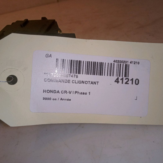 Commande clignotant occasion HONDA CR-V I Phase 1 05-1997->10-2002 2.0i 147ch 35255SR3G02 5